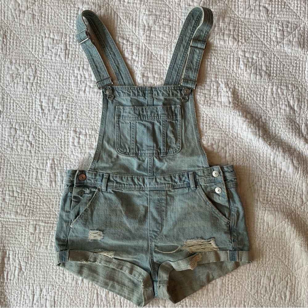 H&M Coachella collection short overalls